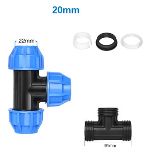 Toptan sıkıştırma damla sulama plastik HDPE PE 100 hortum kaplini pürüzsüz yüzey PP su boruları damla sulama - Product Image 4