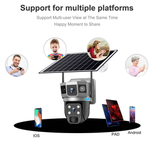 12mp V380 Pro Solar Wireless Wifi Dual Lens <strong>Security</strong> <strong>System</strong> With Ptz <strong>Motion</strong> <strong>Detection</strong> 4g Sim Card Cctv Surveillance Solar Camera - Product Image 3