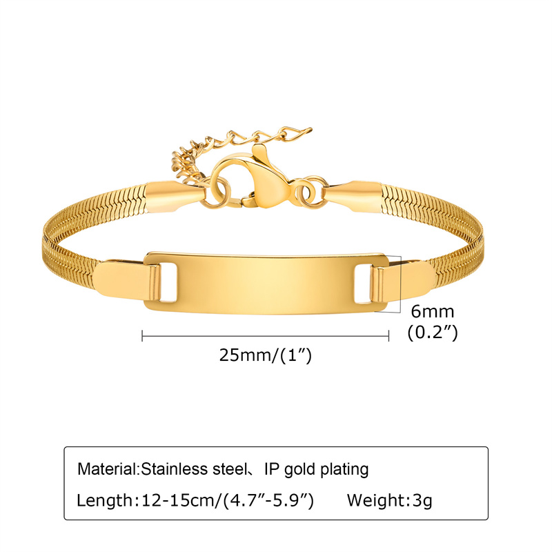 Bracelet enfant en or 12
