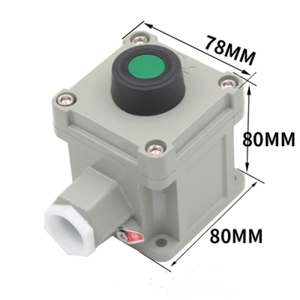 Interruttore scatola di controllo impermeabile IP65 interruttore in alluminio antideflagrante pulsante di arresto di emergenza - Product Image 3
