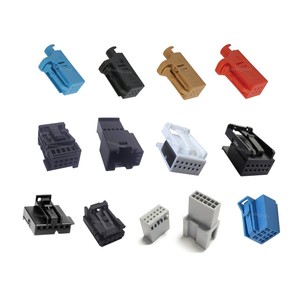 4 Pin Auto PCB Welding Board Large Current Plug 6.3mm Male PIN <strong>Header</strong> Right Angel HV Wiring Connector Socket DJ7042-6.3-10AW - Product Image 4