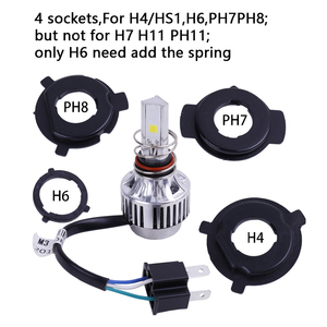 H4 HS1 H4 H6 PH7 PH8 far 6000K Moto Scooter ışık DC12V sis işık LED motosiklet far Scooter motosiklet led ışık - Product Image 3