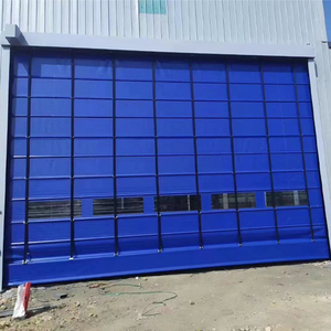 Industrial Factory Yellow Blue <strong>Red</strong> Color Automatic Fast <strong>PVC</strong> Zipper <strong>Doors</strong> Fast Opening Closing Roller <strong>Door</strong> With Remote Control - Product Image 6