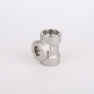 ข้อต่อท่อเกลียวตัวเมียแรงดันสูงสแตนเลส304 3ทางแบบที-ชนิด NPT 1/4*3/8ตัวเชื่อมต่อที - Product Image 3