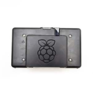 Caliente Raspberry Pi 7 pulgadas LCD pantalla táctil caso negro para Raspberry PI 3B/3B + pantalla táctil componente electrónico - Product Image 4