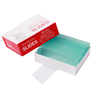 Uso de laboratorio Microscopio esmerilado Portaobjetos de vidrio Laboratorio médico Portaobjetos de microscopio desechable - Product Image 6