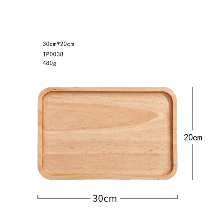 Madera maciza rectangular 30*20cm