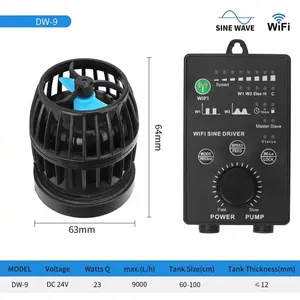 Jebao jejedw serisi WIFI kontrolü donatılmış sinüs sessiz dolaşım dalga pompaları DW-5 DW-9 DW-16 SDW-5 SDW-9 SDW-16 - Product Image 3