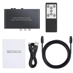 192kHz DAC Converter <strong>Digital</strong> Coaxial Toslink to Analog Stereo L/R <strong>RCA</strong> 3.5mm <strong>Audio</strong> Adapter With Remote Control for HD DVD - Product Image 6