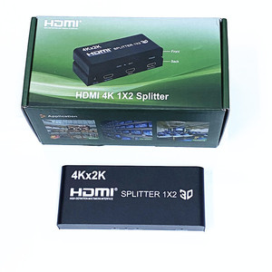 Full HD 4Kx2K 1X4 for HDMI <strong>1</strong> in <strong>2</strong> Out Power <strong>Splitter</strong> Video <strong>Splitters</strong> &amp; Converters for HDTV Xbos One <strong>Input</strong> <strong>2</strong> <strong>Output</strong>