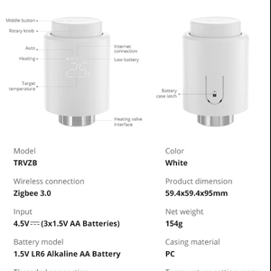 Sonoff ZigBee TRV วาล์วหม้อน้ำควบคุมอุณหภูมิอัจฉริยะ trvzb สำหรับบ้านควบคุมอุณหภูมิความร้อนใช้ได้กับ Alexa Google Home - Product Image 3