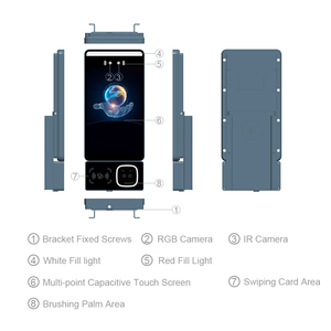 All-in-One Used Personnel Access Attendance Management Terminal with Face Recognition and Palm Veins <strong>Verification</strong> <strong>Code</strong> Type - Product Image 3