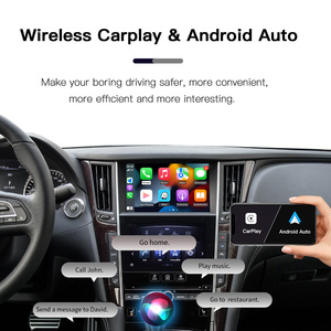 Wireless apple Carplay Android Auto <strong>Module</strong> <strong>Interface</strong> for Infiniti G37 Q50 Q50L Q70 Qx30 Qx50 Qx60 Qx70 QX80 with 7 Inch Screen - Product Image 2