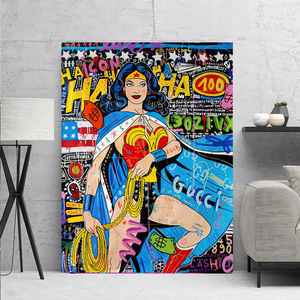 Giảm Giá Mạnh Pop Graffiti Canvas Treo Tường Áp Phích Cắn Đôi Môi Thời Trang Pop Art Hình Ảnh Vẽ Tranh Nghệ Thuật Cho Phòng Khách - Product Image 3