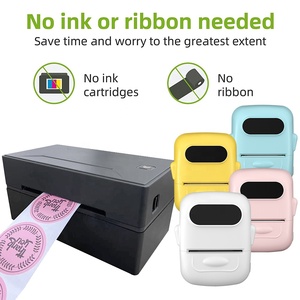 Etiquetas adhesivas en rollo térmicas autoadhesivas directas, diseño de marca de logotipo DIY multiusos, etiqueta de nombre de código QR para embalaje fácil de usar - Product Image 3
