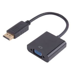 金メッキ1080PDisplayPortオス-VgaメスアダプターコンバーターケーブルDisplayportDP-Vgaコンバーター - Product Image 1