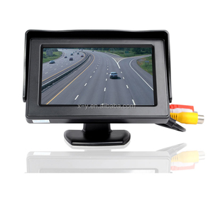 Ingresso Monitor AV telecomando universale a basso prezzo 4.3 pollici Tft auto posteriore Monitor Bus 2 Video 2 din audio auto carplay - Product Image 1