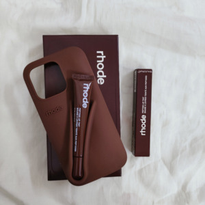 3D Silicone <strong>Rhode</strong> Phone case With Lip Gloss for iPhone 11 12 13 14 15 16 Pro <strong>Max</strong> Lipgloss Balm Rubber Set Lipstick Back Cover