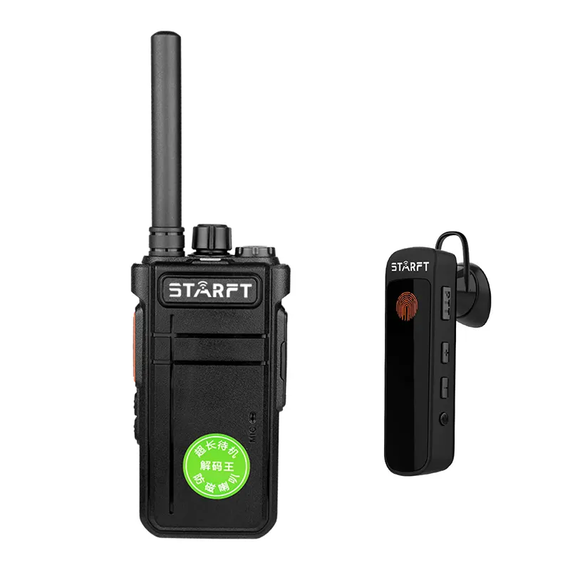 Starft CD101F ucuz Bluetooth kulaklık iki yönlü telsiz süpermarket otel restoran kablosuz Walkie Talkie