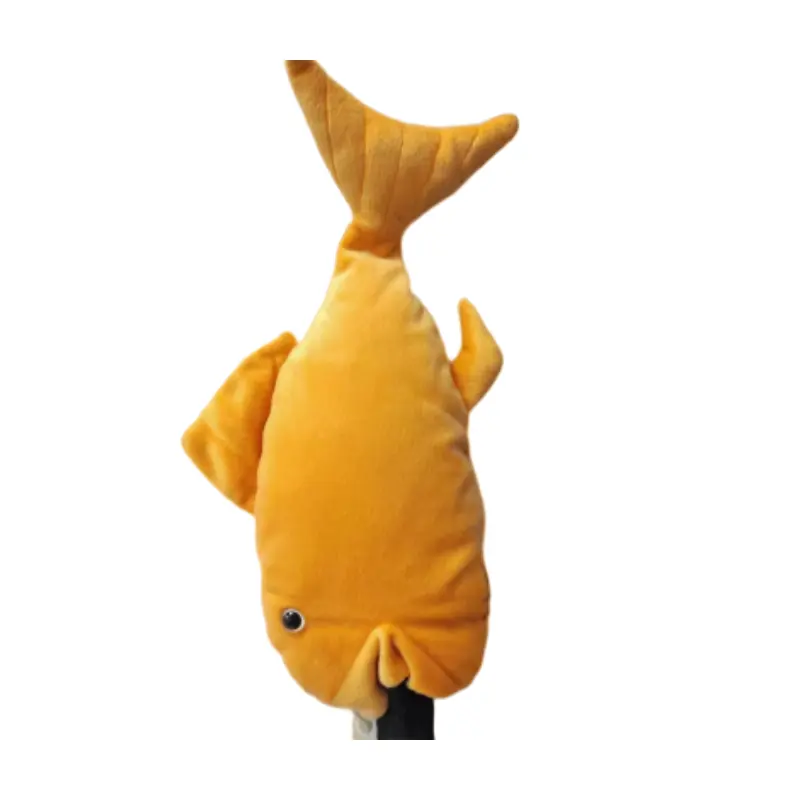 Top quality customized popular lovely cute plush stuffed fish toy golf head driver cover