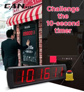 Popolare pulsante di controllo digitale conto alla rovescia programmabile tempo numero di visualizzazione LED 10s sfida Timer - Product Image 1