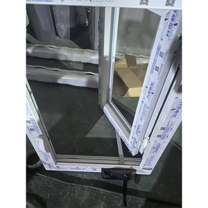 フレンチスタイルPVC窓とドア複数ペイン絶縁ガラスupvc窓フレーム価格スライド窓 - Product Image 3
