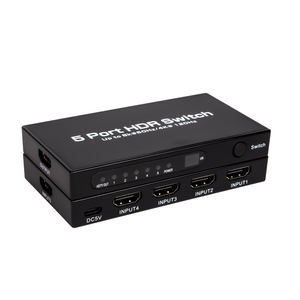 5-Port for <strong>HDMI</strong> Switcher Selector Slim 8K@60Hz 5-in-1 out Video Splitters &amp; Converters with Remote Supports HDMI2.1 - Product Image 3