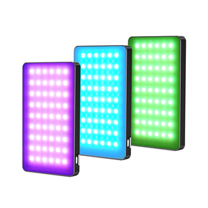 5W youtube Camera <strong>Light</strong> and Microphone Kit 24 <strong>FX</strong> Modes Lighting Starter Kit Super-Mini LED Video <strong>Light</strong> - Product Image 2