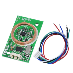 <strong>RFID</strong> UART <strong>Reader</strong> Wireless Module 3Pin 125KHz Card Reading EM4100 8CM DC 5V for IC Card PCB Antenna Sensor Kits