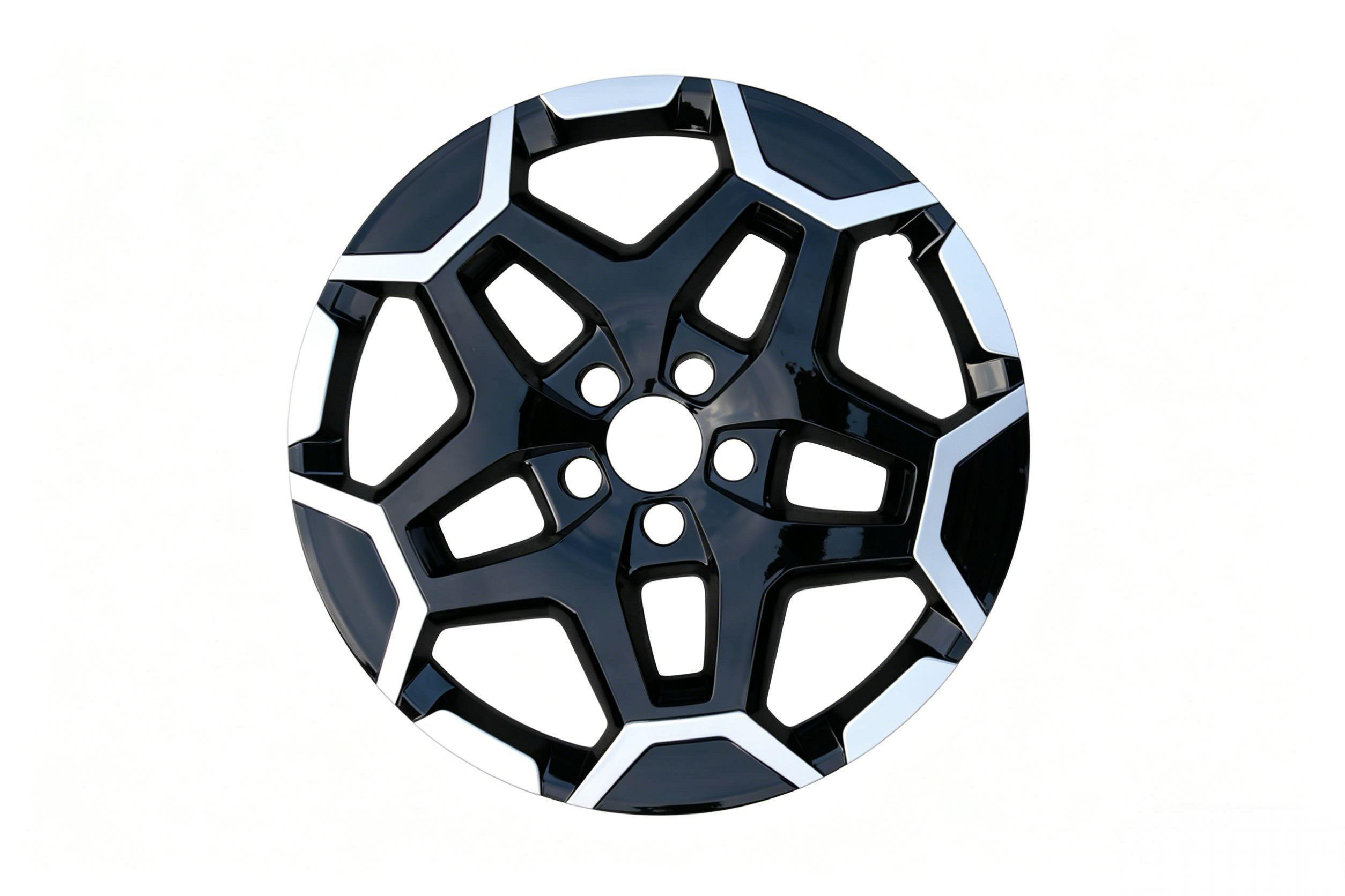 20-inch black and silver wheel covers (set of four)