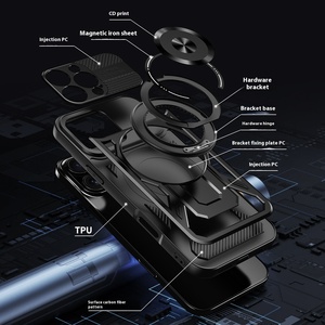 Anti-Fall Shell for Apple 16PROMAXシリーズ360回転式減圧ブラケット65Wクイックチャージ5Gスマートフォンアクセサリー - Product Image 1