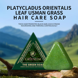 Xà phòng ushman tùy chỉnh để điều trị tăng trưởng tóc | xà phòng chăm sóc tóc tự nhiên & hữu cơ - Product Image 6