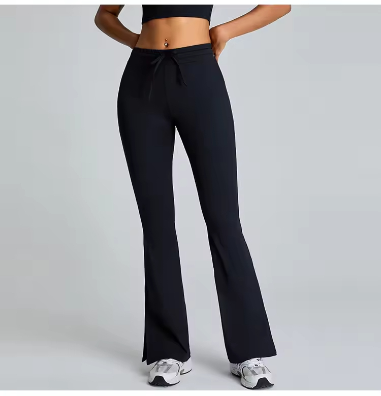 flare pants black