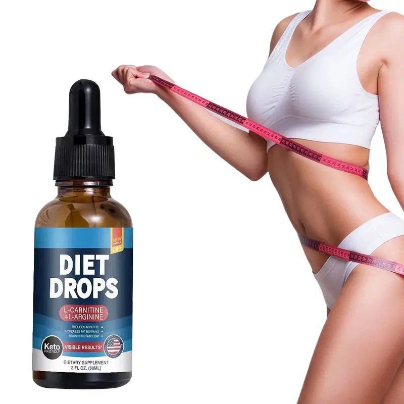 Weight Loss Drops Diet Drops for Fat Loss Effective Appetite Suppressant & Metabolism Booster Safe & Proven Ingredients