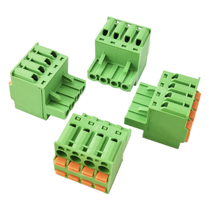 <strong>Double</strong> Bank <strong>Spring</strong> Female <strong>Terminal</strong> <strong>Block</strong> Connection Pitch 5.08MM - Product Image 3