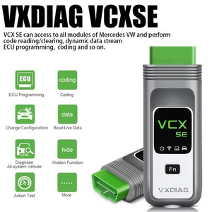 Herramienta de escaneo USB OBD2 tipo C VXDIAG VCX SE 6154 DOIP UDS Protocolo Programación de clave de codificación en línea con software V23 opcional