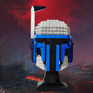 Funbuild Jango Fett kask büstü yapı taşları oyuncak yıldız blokları tuğla seti büstü savaşları blokları modeli tuğla seti - Product Image 4