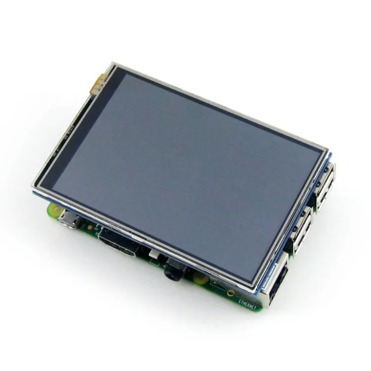 3.5 inç ahududu pi ekran 320X480 LCD ahududu Pi için tasarlanmış 3B/2B/B + dokunmatik ekran