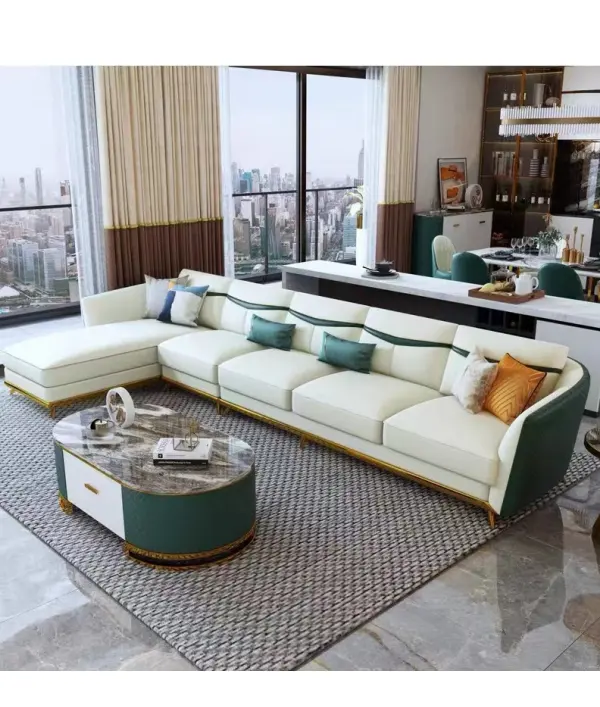 Alto padrão estofos casa sofá mobiliário confortável secional reclinável sala sofás