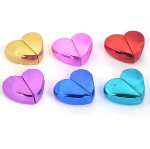 Hình Trái Tim Thủy Tinh Xách Tay Chai Nước Hoa Với Phun Đảng Ủng hộ 25Ml Refillable Rỗng Atomizer Du Lịch Sử Dụng - Product Image 1