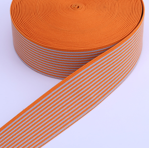 Banda elástica de nailon con patrón de onda, cuerda de alta elasticidad de poliéster de color, venta directa de fábrica, se puede personalizar - Product Image 5