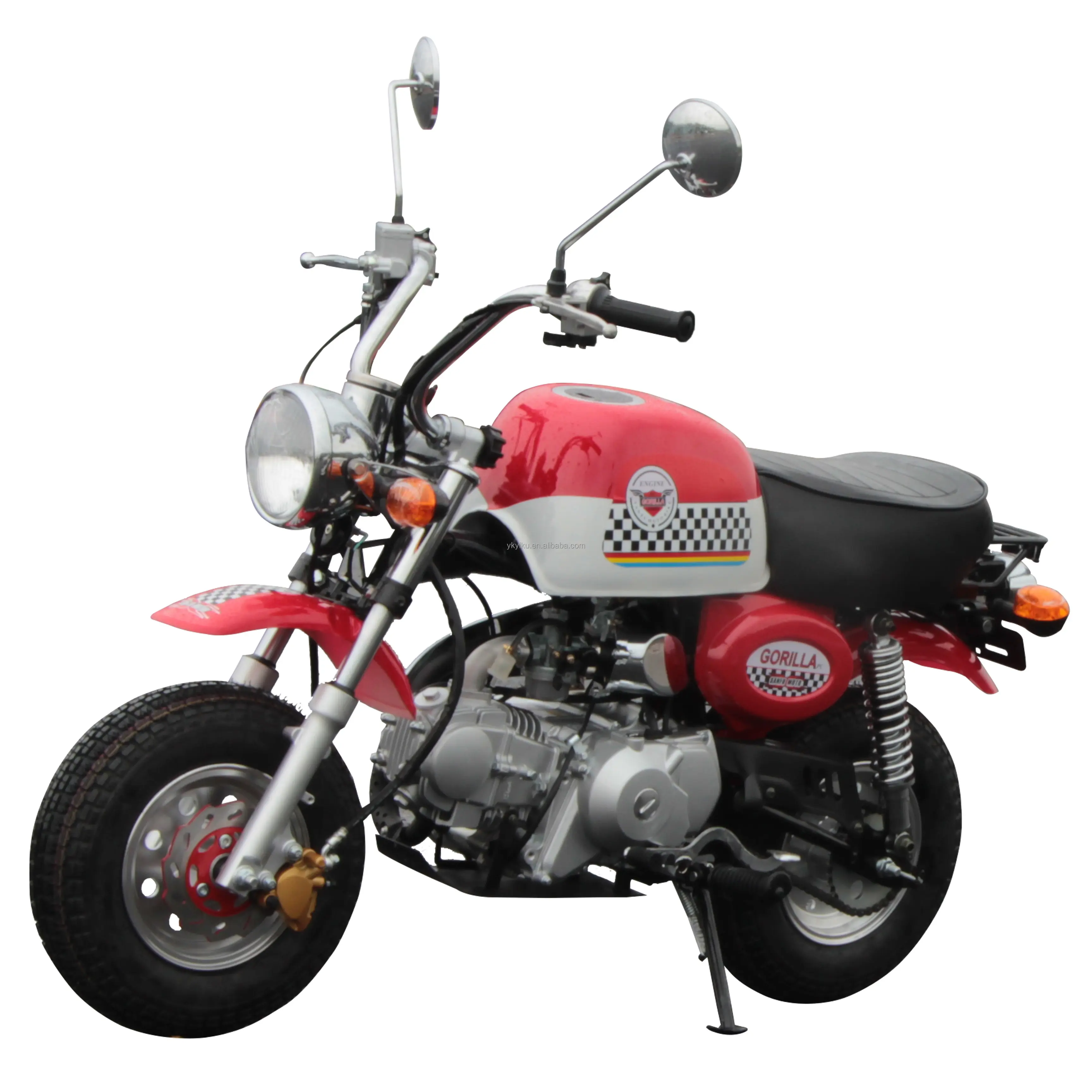 नई मॉडल 110cc 125cc मिनी बंदर लंगूर गैस सड़क बाइक गैस पेट्रोल मोटरसाइकिल