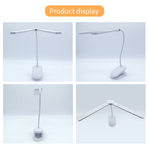 双端发光二极管台灯，带夜间阅读学习台灯夹设计，便于安装 - Product Image 3