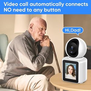 WIFI <strong>IP</strong> <strong>Camera</strong> Video Call Security IR Vision HD TF Audio <strong>with</strong> 2.8 Inch Screen Display Type-C Connection - Product Image 5