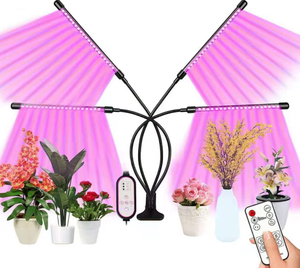 อะแดปเตอร์ USB ไฟ LED เติบโตพร้อมรีโมทคอนโทรลสำหรับพืชดอกไม้เต็มสเปกตรัมจับเวลา3/9/12HR หรี่แสงได้10 - Product Image 4