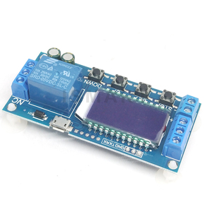 6-30V mikro USB dijital LCD ekran zaman geciktirme rölesi modülü kontrol zamanlayıcı anahtarı tetik döngüsü modülü XY-LJ02
