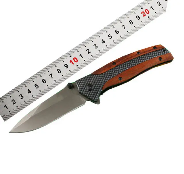 تصنيع المعدات الأصلية مخصص محفورة خشبية ألمانية الشركة المصنعة بسعر معقول أداة متعددة قابلة للطي سكين مع مقطع المال
