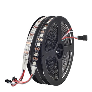 WS2812B发光二极管条5050 RGB 5V 30/60/144LED像素ws2812集成电路可寻址彩色RGB发光二极管条灯IP30 IP65 IP67防水 - Product Image 1