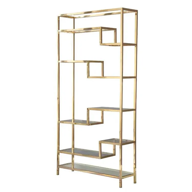 Estante de livro de home office 5-tier, prateleira de estante industrial rústica, decoração, moldura de metal, suporte de estante