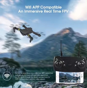E58ลดการจัดส่ง WiFi FPV พร้อมกล้องมุมกว้าง HD 4K โหมดกักเก็บความสูงแขนพับได้ RC Quadcopter dron X Pro RTF dron - Product Image 6